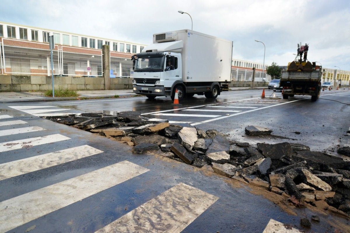 Modificación de los pasos de peones elevados en la avenida de Marín