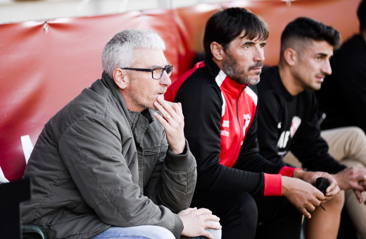 Jorge Otero en el partido entre Arosa y Salamanca CF UDS en A Lomba