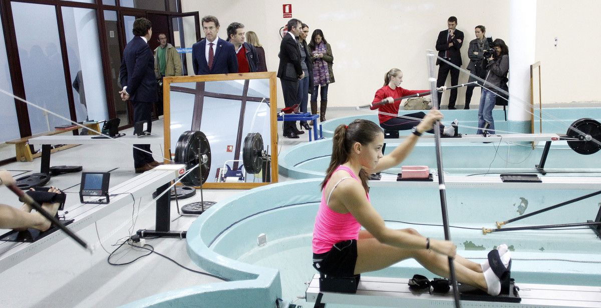 Visita de Alberto Núñez Feijóo al Centro Galego de Tecnificación Deportiva