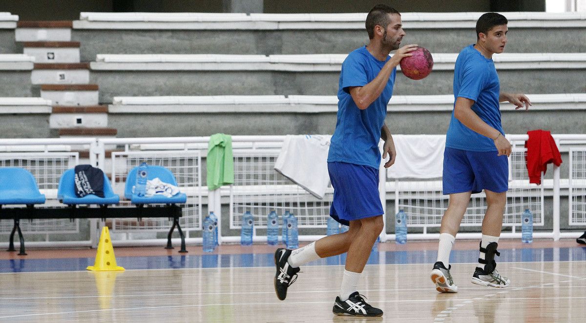 Entrenamiento de la SD Teucro en el Municipal