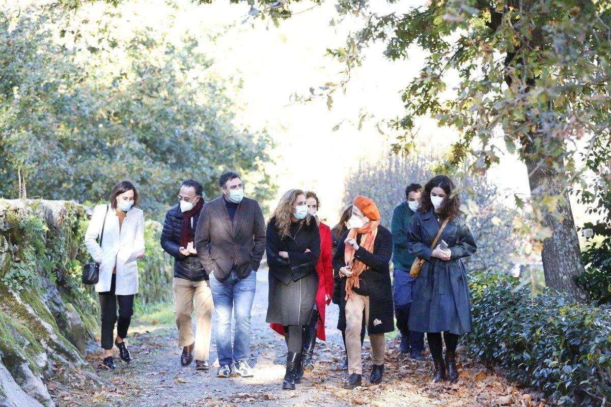 Carmela Silva conoce la 'Ruta da Ciencia Areeiro'