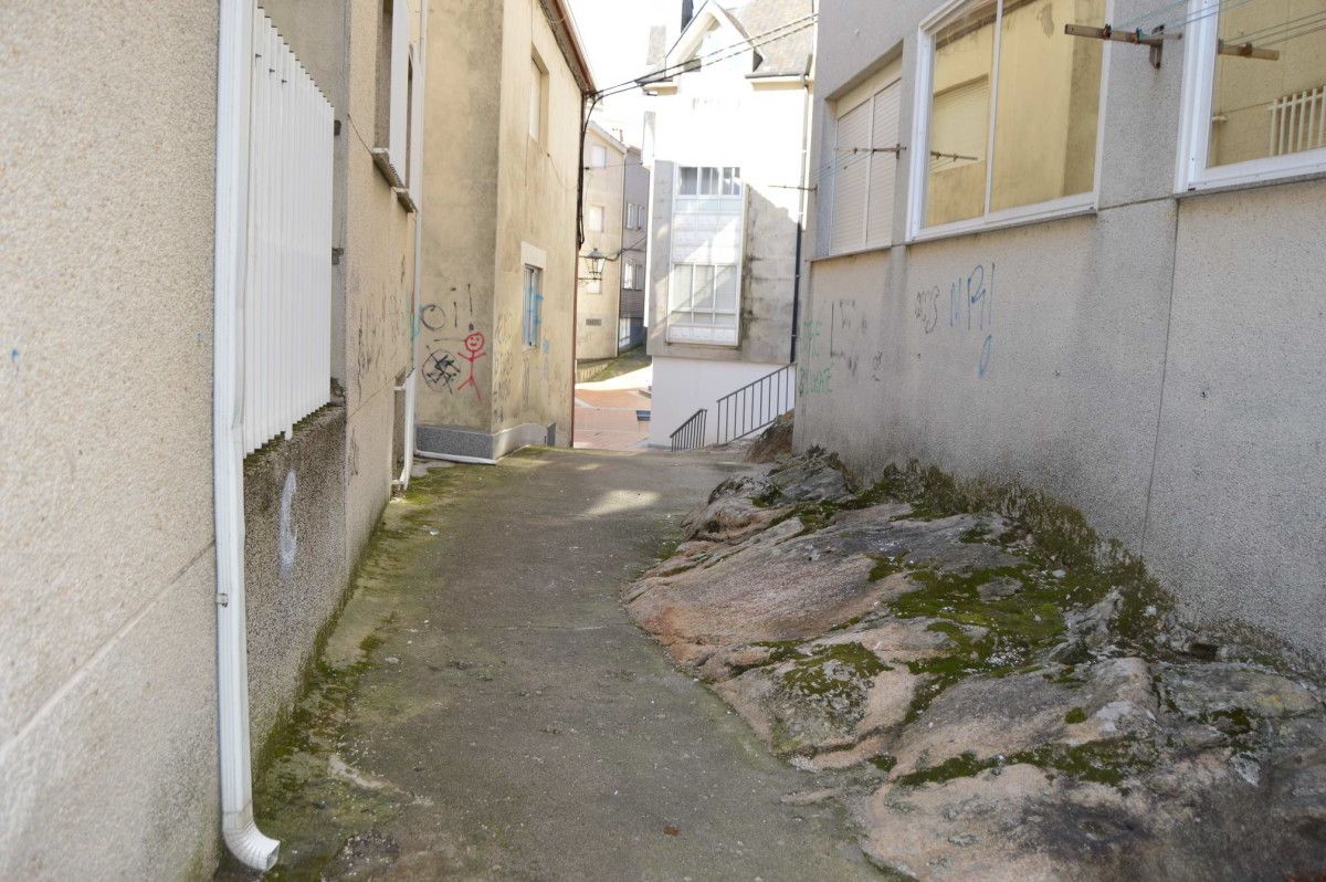 Rúa Unión, en Sanxenxo