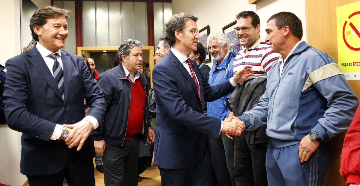 Visita de Alberto Núñez Feijóo al Centro Galego de Tecnificación Deportiva