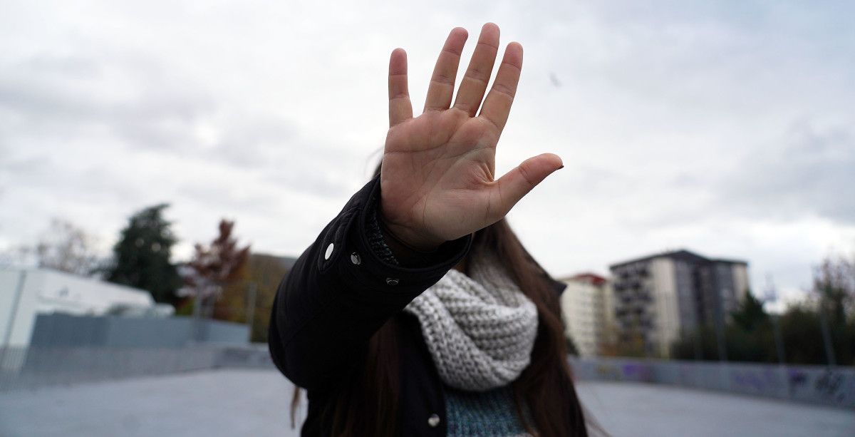 Una mujer dice "basta" a las violencias machistas