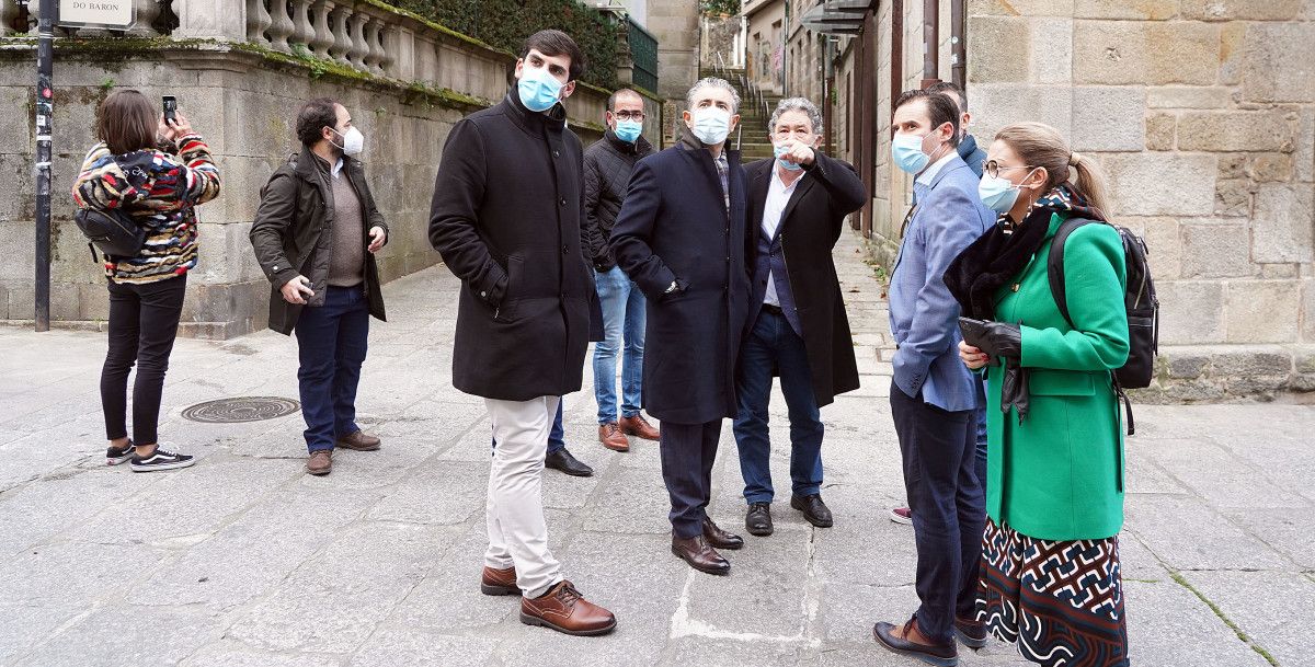 Visita a Pontevedra da delegación de Nazaré
