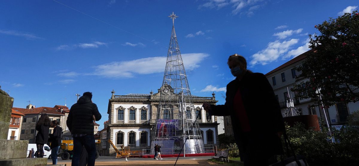 Árbol de Navidad en la Plaza de España
