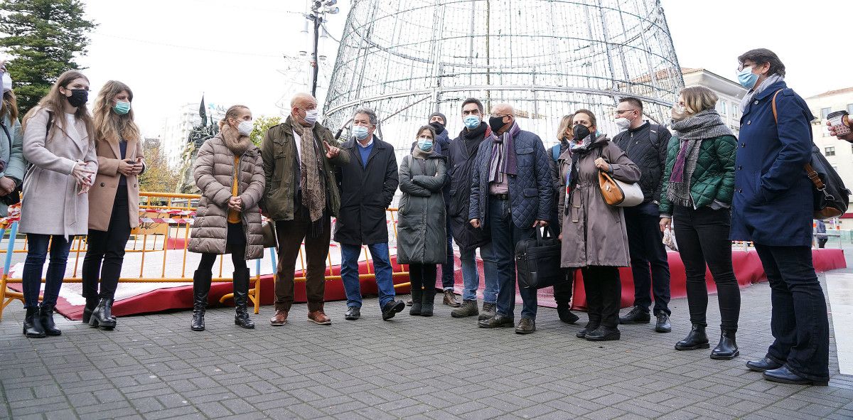 El alcalde con los socios del proyecto de cooperación interregional (Interreg Europe)