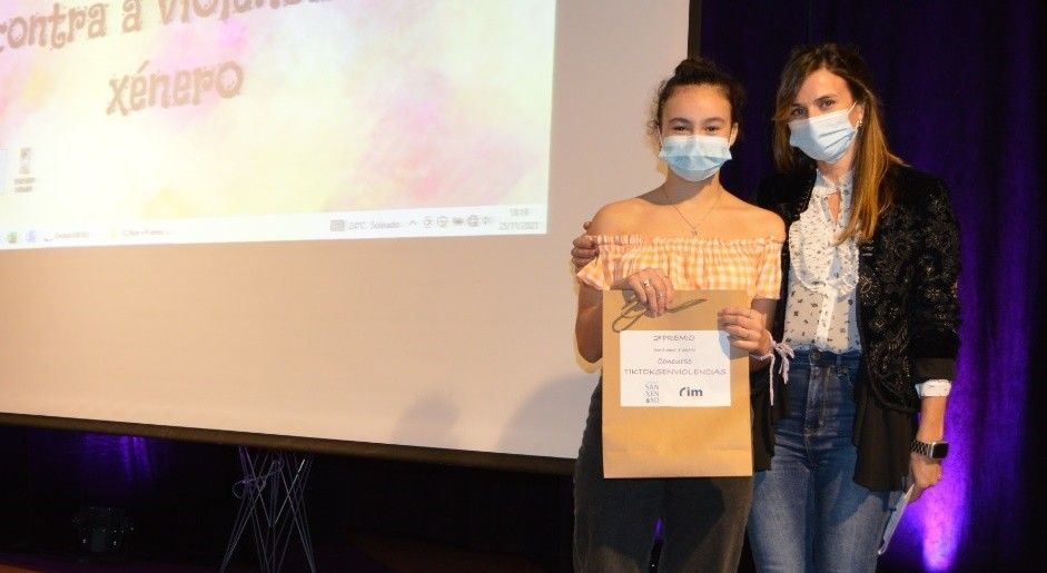 Segundo premio da campaña de Sanxenxo para sensibilizar en igualdade