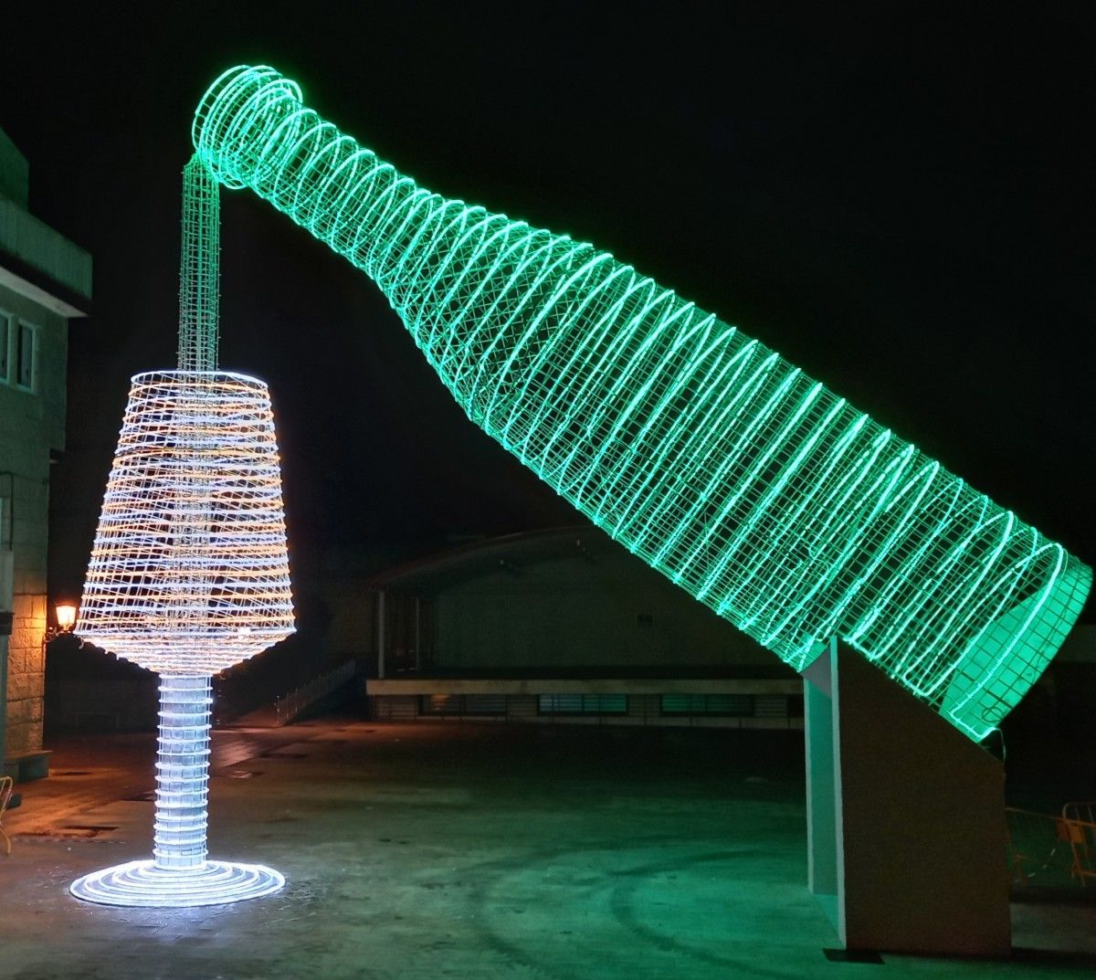 Singular decoración de Navidad en Meaño