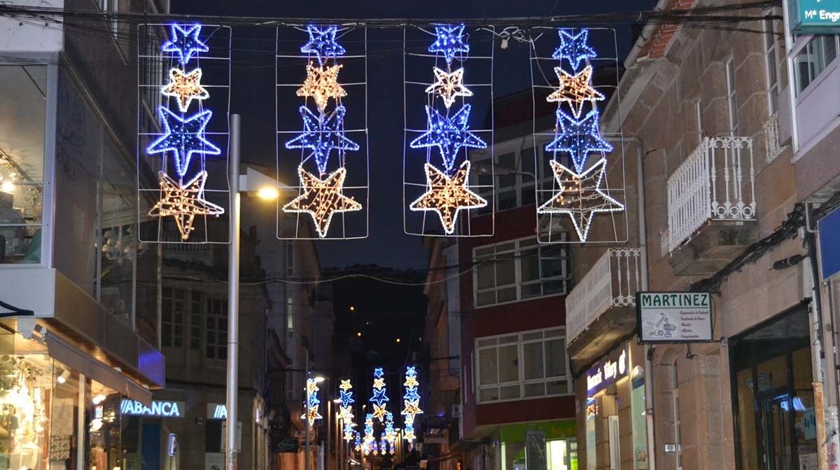 Iluminación de Navidad en Bueu