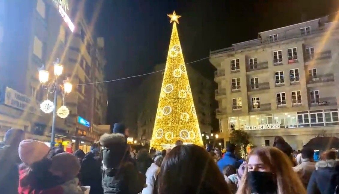 Árbol de Navidad de Vilagarcía