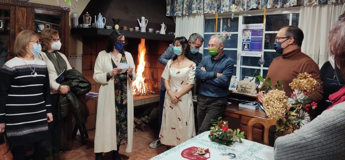 A casa da escritora de Tomeza, Loli Beloso, acolleu a quinta edición da Festa da Investigación