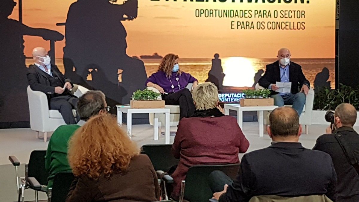 Carlos Rosado, Carmela Silva e Jorge Algora