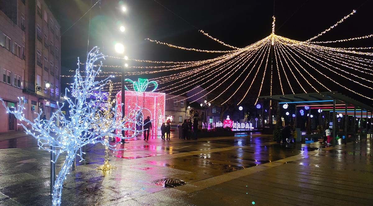 Iluminación de Navidad en Ponte Caldelas