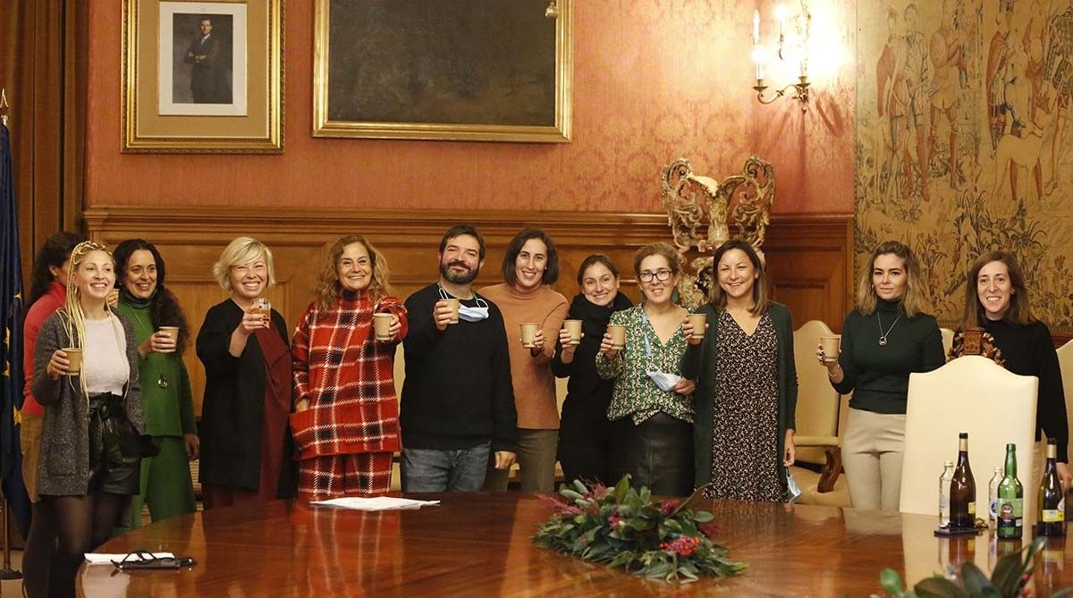 Celebración del premio a "Sigue tu instituto" al mejor vídeo turístico del mundo