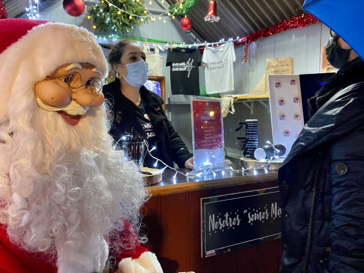 Encendido del alumbrado de Navidad en Marín 2021