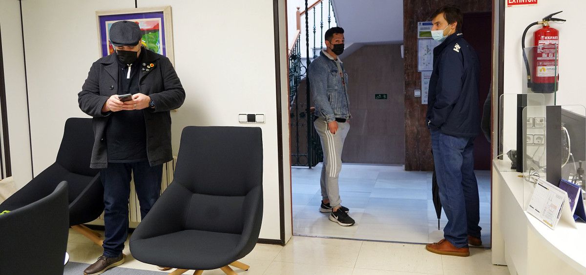 Representantes de la hostelería de Pontevedra que participan no programa Cabos Soltos