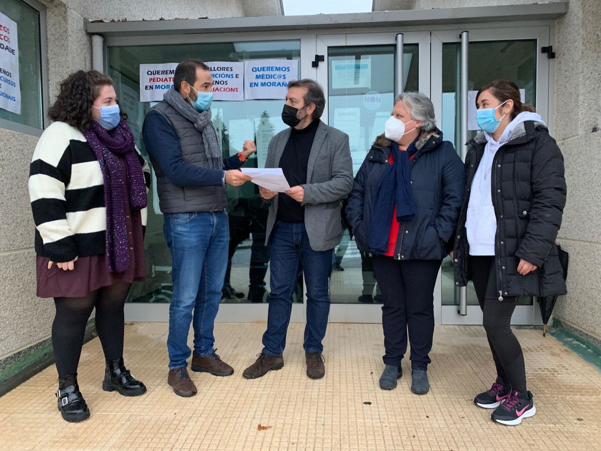 Visita de Luís Bará a Moraña