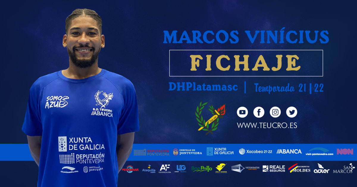 Marcos Vinícius, novo xogador do Teucro