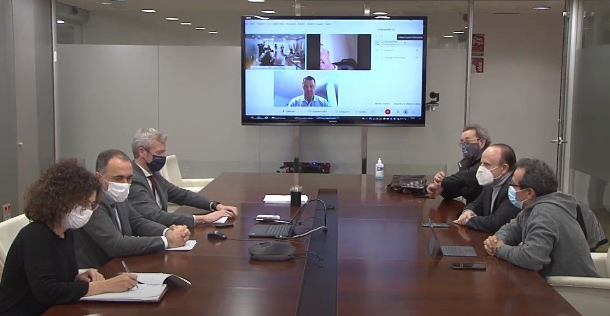 Reunión da Xunta cos representantes da hostalería