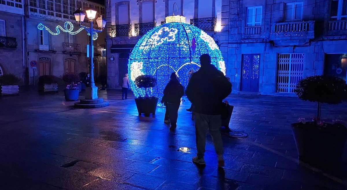 Iluminación de Nadal en Cuntis