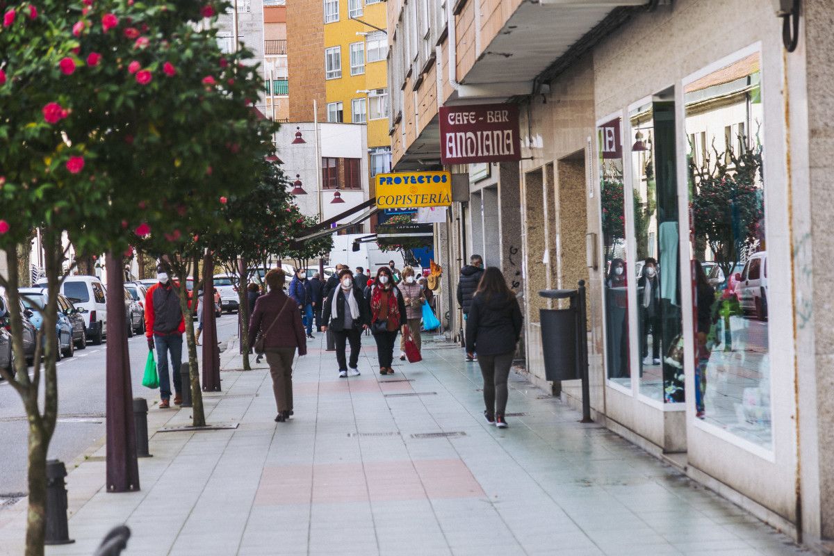 Calle comercial de Marín