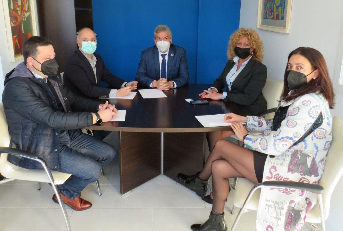 Manuel Campos. David Regades, Lucrecio Fernández, Beatriz Sestayo