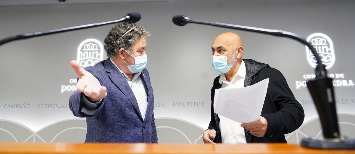 Miguel Anxo Fernández Lores e Tino Fernández