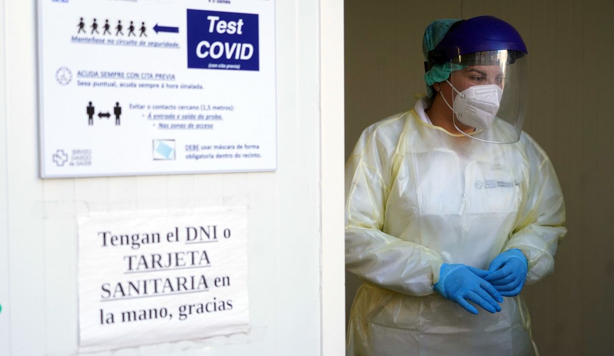 Punto de realización de PCR no Hospital Provincial 