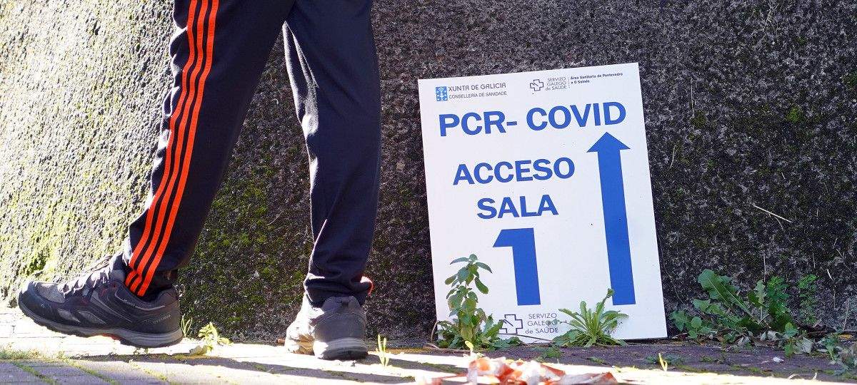 Punto de realización de probas PCR no Hospital Provincial