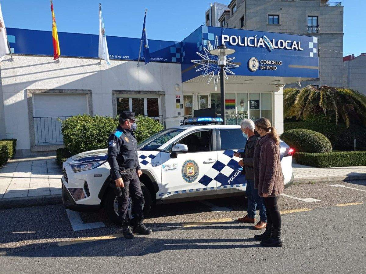 A Policía Local de Poio conta cun novo vehículo híbrido