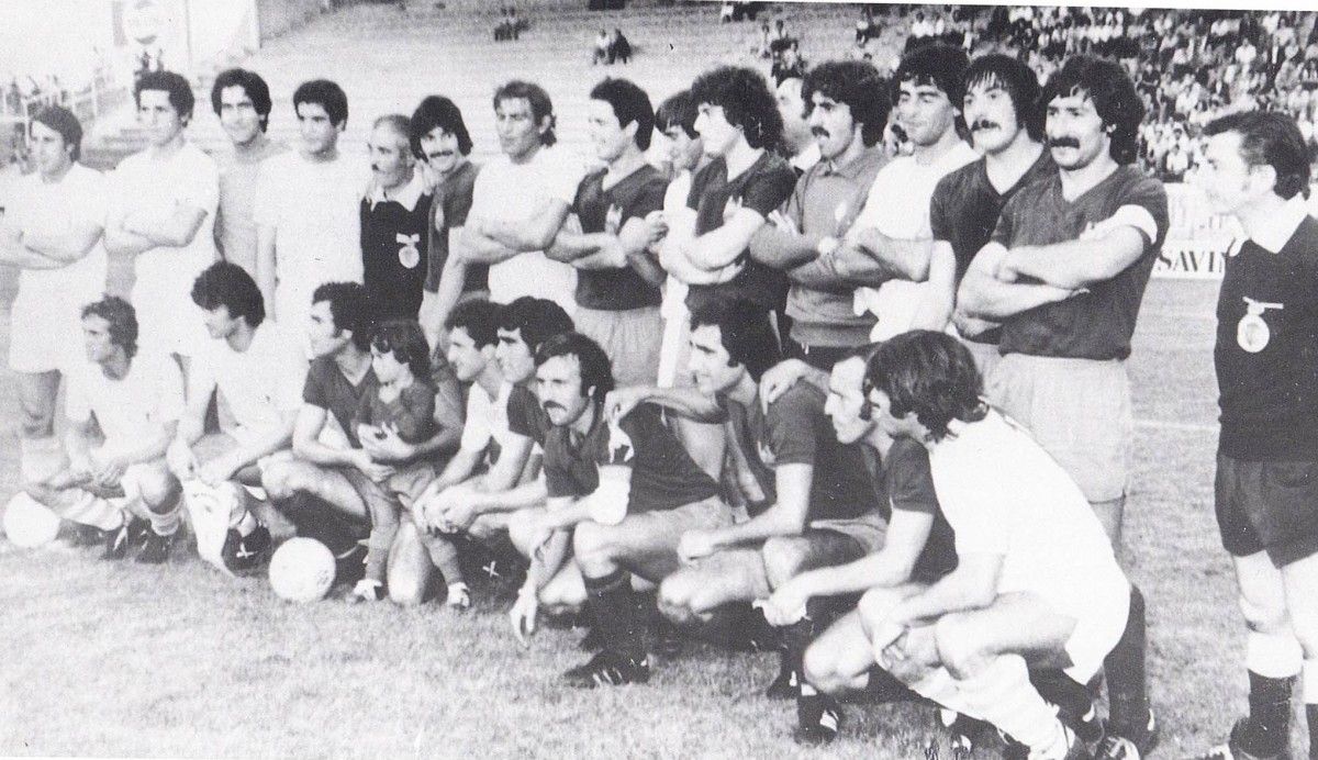 Partido Homenaxe a Norat celebrado en Pasarón o 26 de agosto de 1978