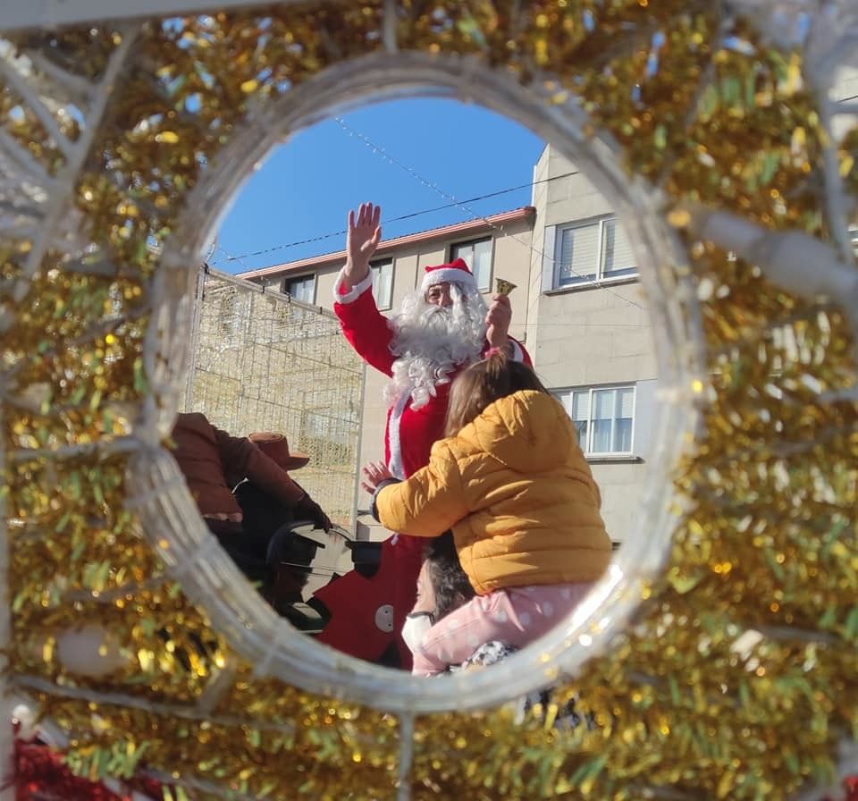 Papá Noel en Ponte Caldelas