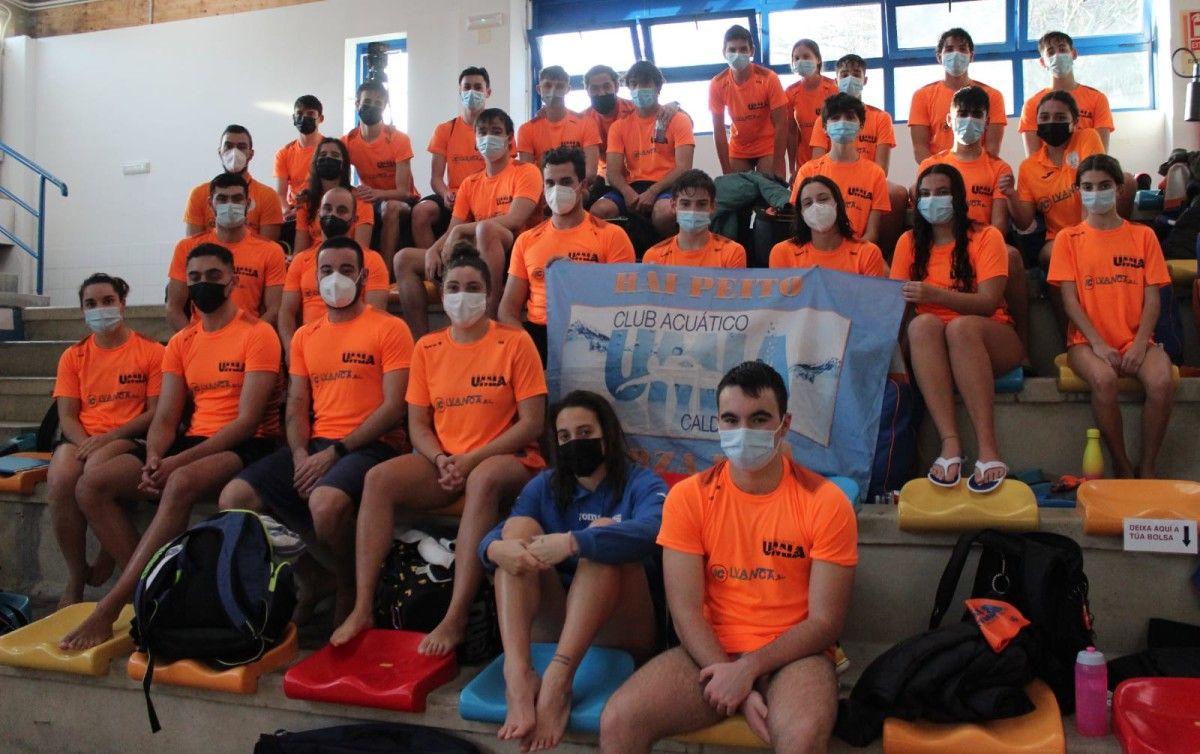 Antía García encabeza a participación do Acuático Umia na liga gallega de salvamento