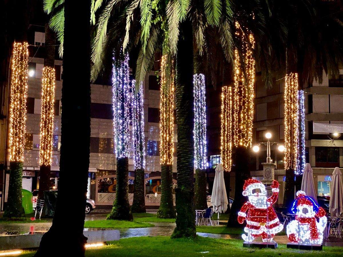 Iluminación de Navidad en Caldas de Reis