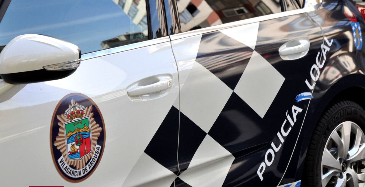 Coche de la Policía Local de Vilagarcía