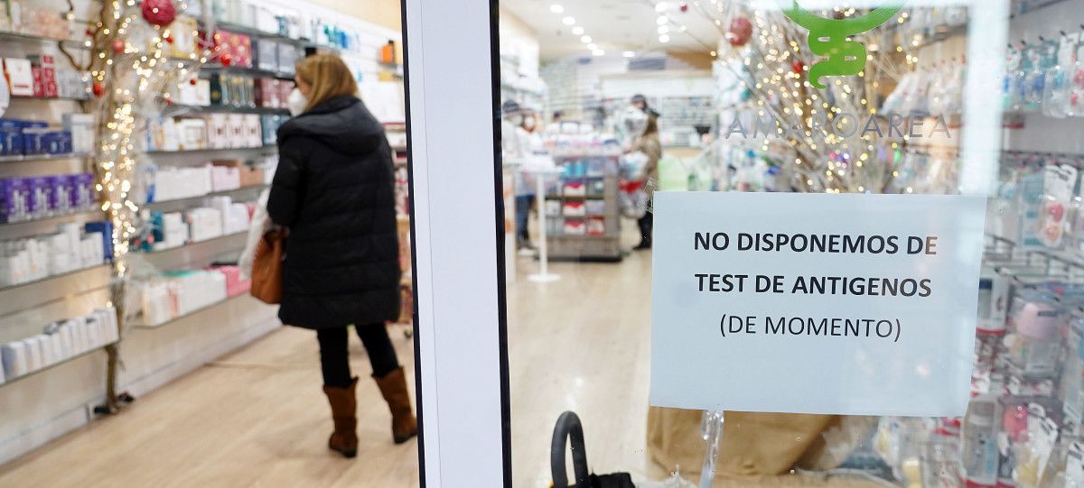 Esgotados os test antíxenos nalgunhas farmacia