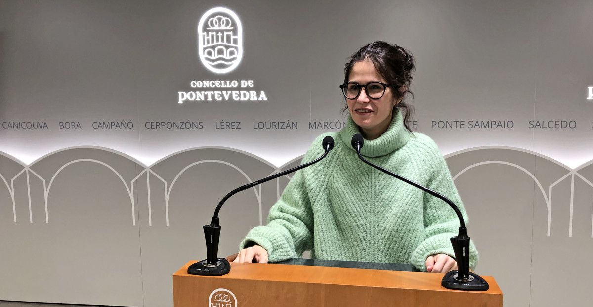 Anabel Gulías, portavoz do goberno local de Pontevedra Anabel Gulías, portavoz do goberno local de Pontevedra
