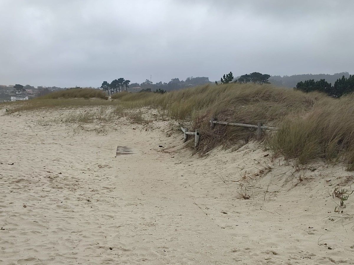 Dunas da praia de Areas