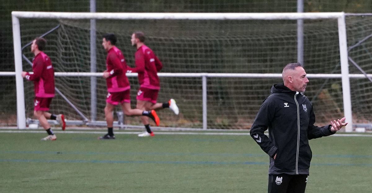 Entrenamiento del Pontevedra en Xeve