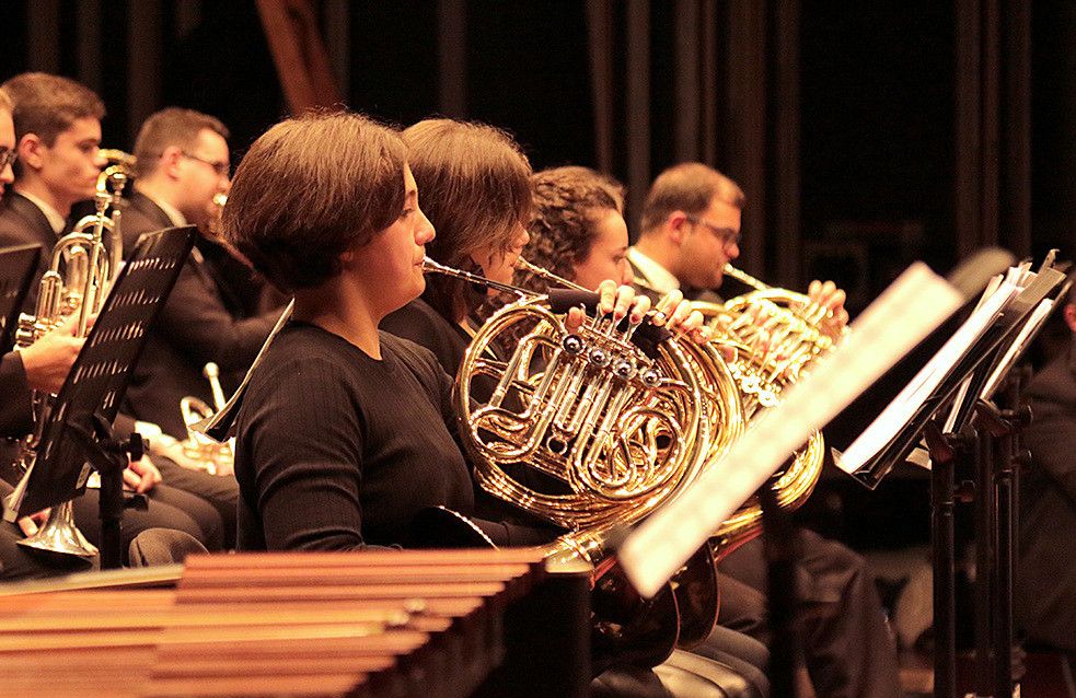 Banda de Música de Vilagarcía de Arousa durante el concierto de Fin de Año 2021