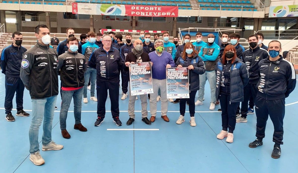 Presentación del I Torneo Internacional de Balonmán Cidade de Pontevedra