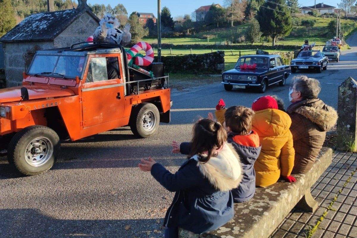 Visita de los Reyes Magos a Ponte Caldelas