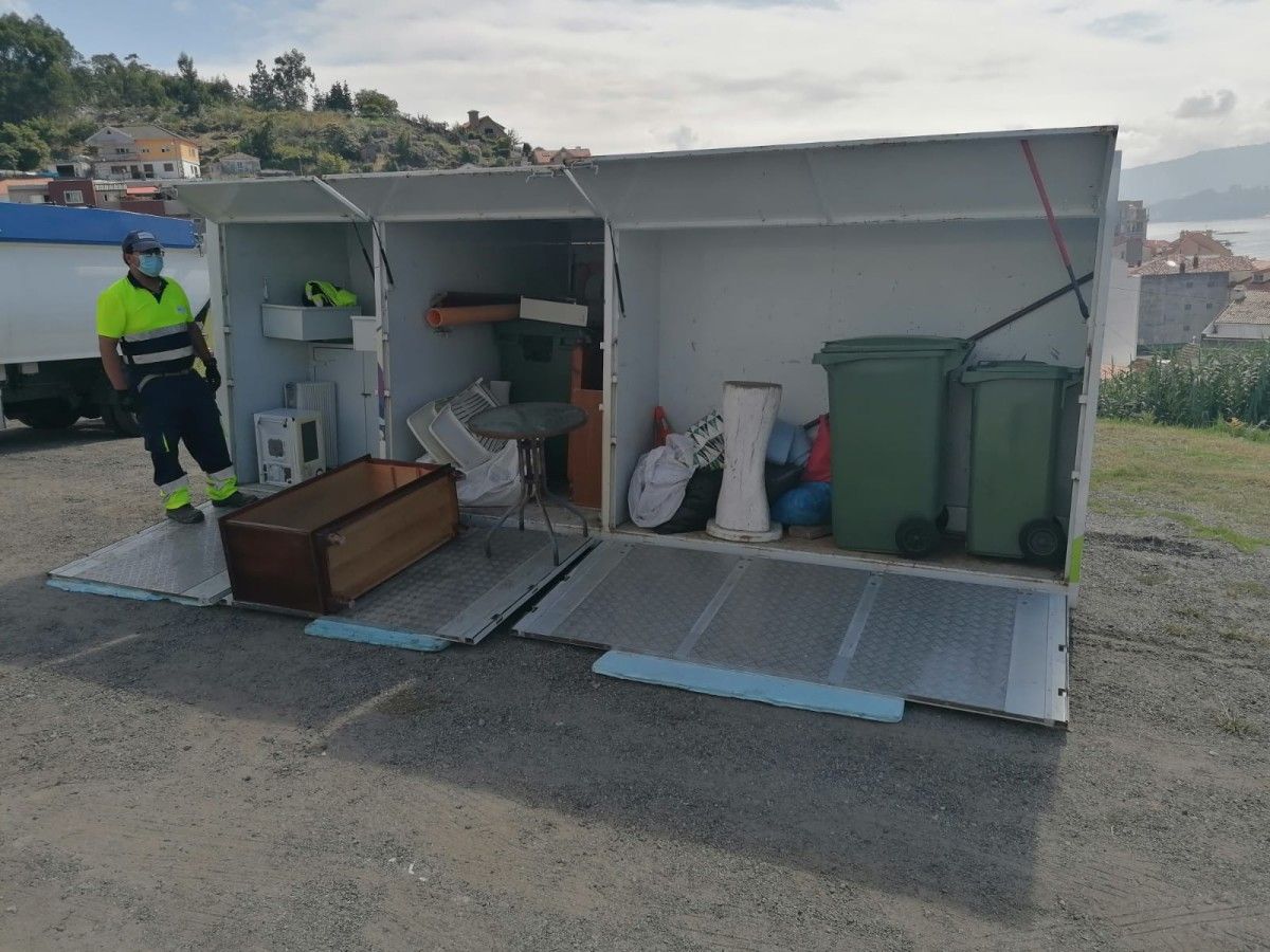 Punto Limpio Móvil en Raxó (Poio)