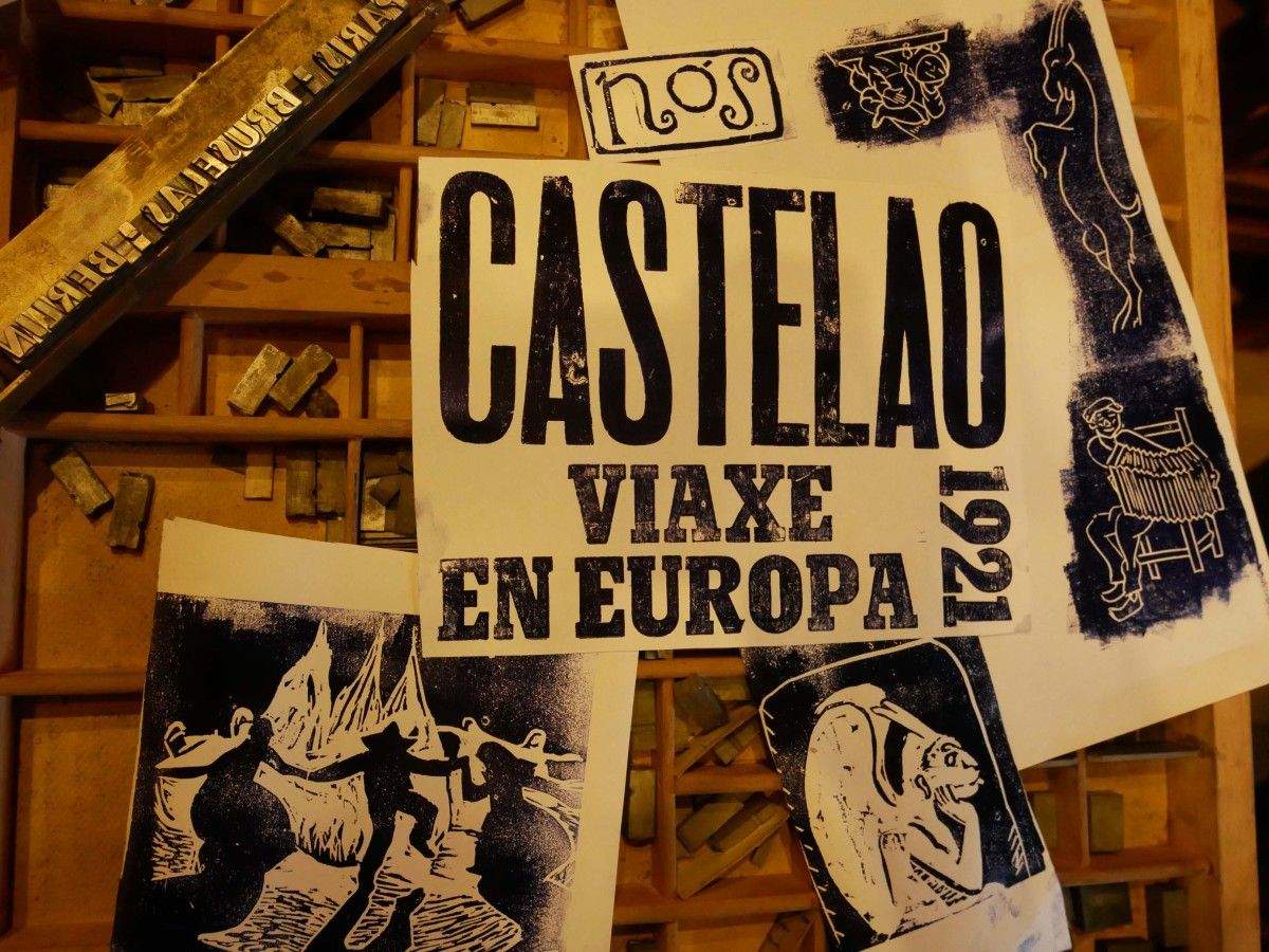 Un obradoiro reinterpretará de maneira tipográfica o 'Diario de 1921' de Castelao