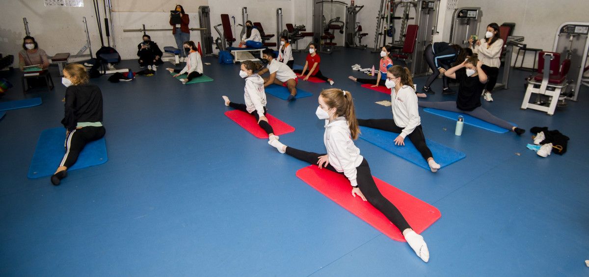 La doble campeona olímpica rusa Vlada Chigireva, de clinic en Pontevedra