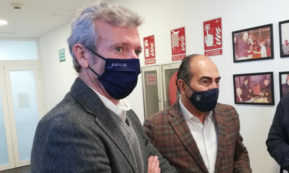 Alfonso Rueda e Cesáreo Pardal