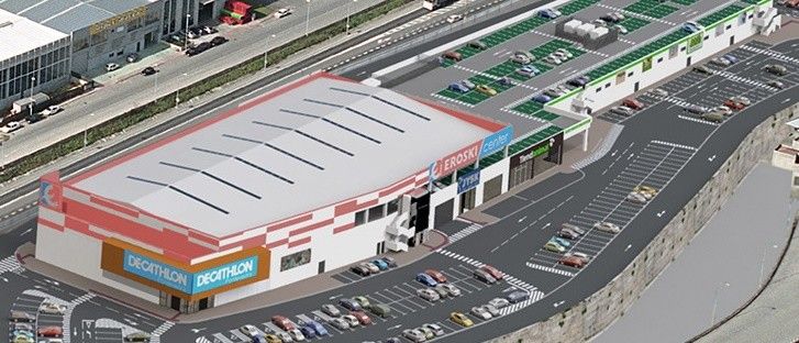 Infografía do Polígono comercial do Vao