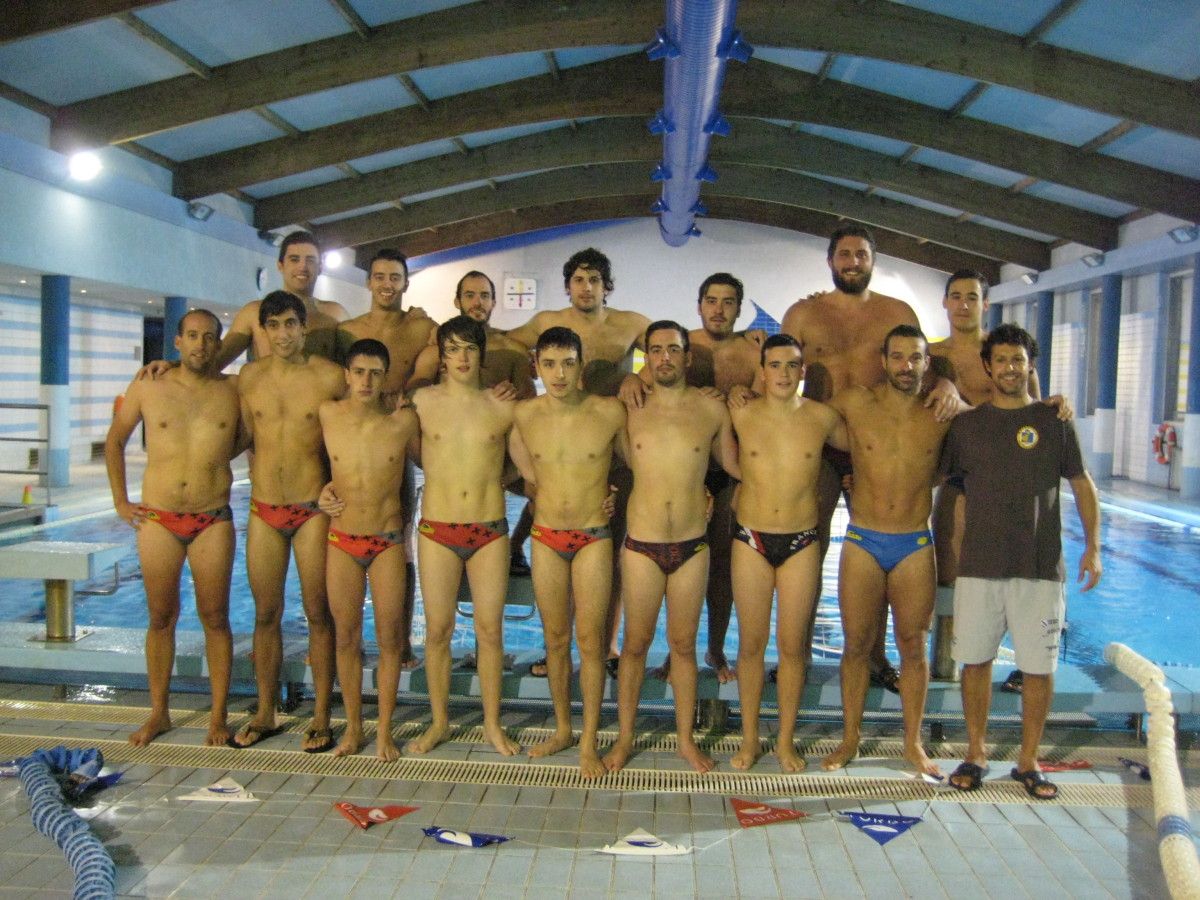 Equipo absoluto masculino do Club Waterpolo Galaico
