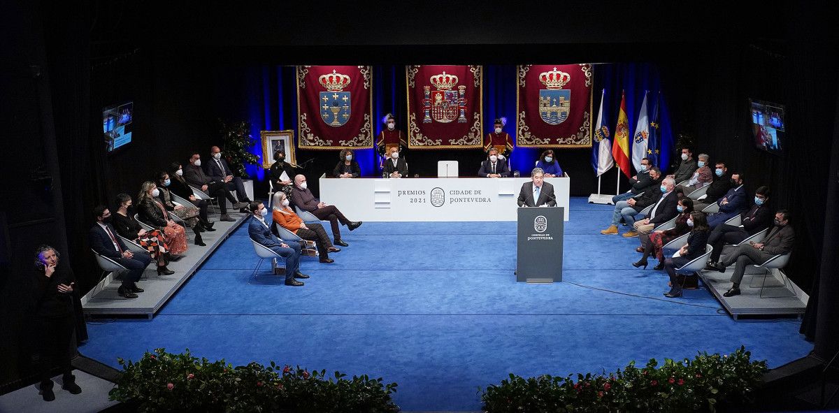 Pleno de entrega dos Premios Cidade de Pontevedra 2021
